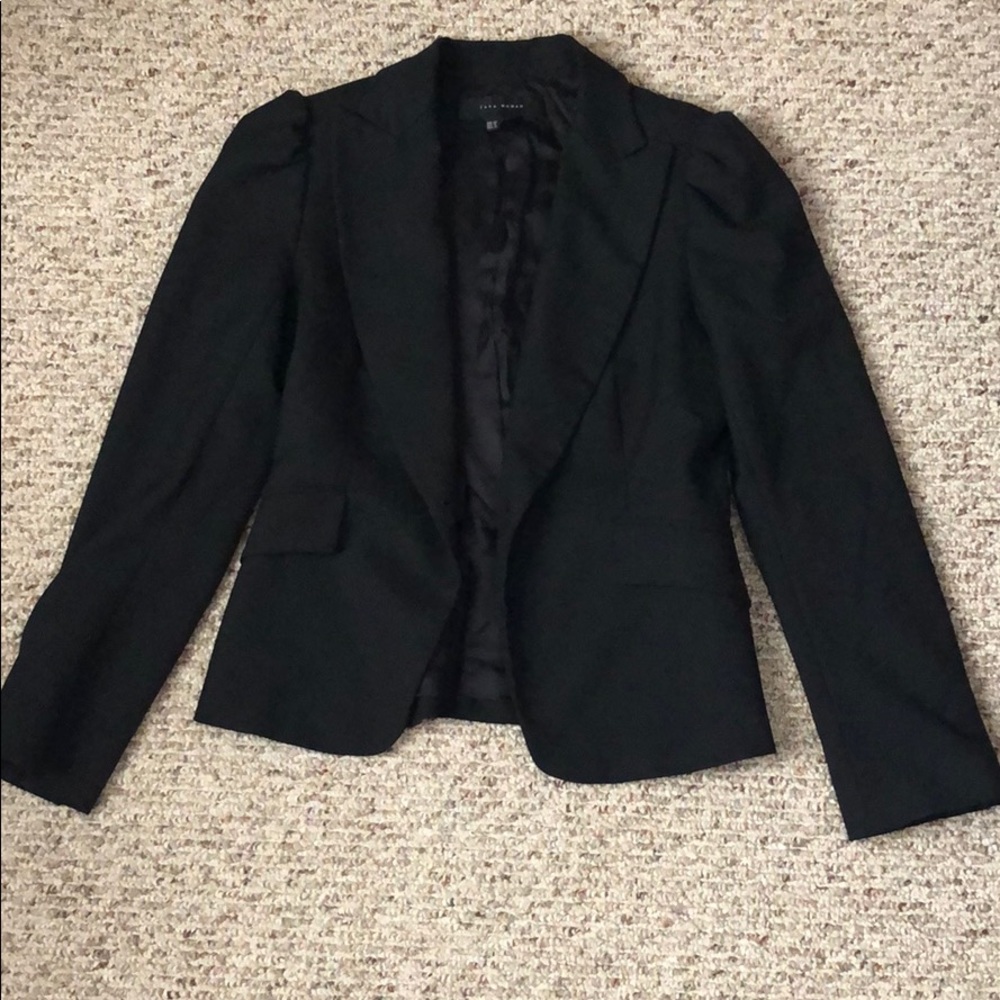 Zara fitted black blazer